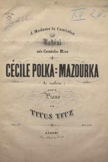 Cécile : polka