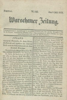 Warschauer Zeitung. 1831, Nro 145 (8 Juli)