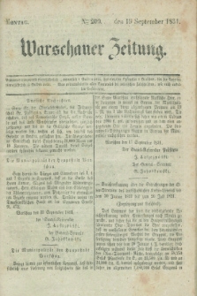 Warschauer Zeitung. 1831, Nro 200 (19 September)