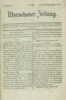 Warschauer Zeitung. 1831, Nro 201 (20 September)
