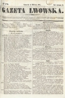 Gazeta Lwowska. 1861, nr 79