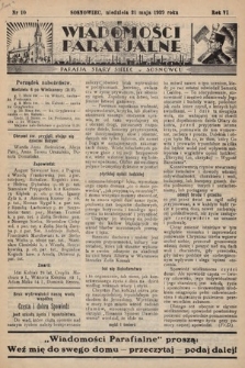 Wiadomości Parafjalne : dodatek do tygodników „Niedziela” i „Przewodnika Katolickiego”. 1939, nr 10