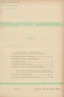 Przegląd Prasy Zagranicznej. 1927, nr 126 (10 czerwca)