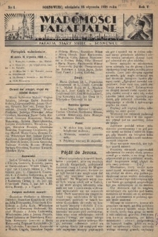 Wiadomości Parafjalne : dodatek do tygodników „Niedziela” i „Przewodnika Katolickiego”. 1938, nr 1