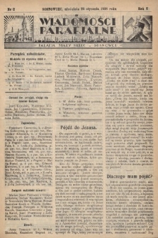 Wiadomości Parafjalne : dodatek do tygodników „Niedziela” i „Przewodnika Katolickiego”. 1938, nr 2