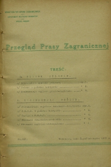 Przegląd Prasy Zagranicznej. 1927, nr 220 (3 października)