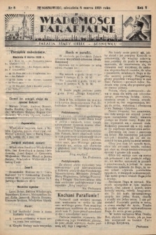 Wiadomości Parafjalne : dodatek do tygodników „Niedziela” i „Przewodnika Katolickiego”. 1938, nr 8