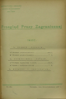 Przegląd Prasy Zagranicznej. 1927, nr 239 (25 października)