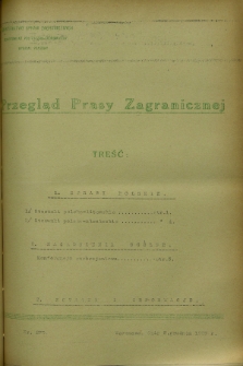 Przegląd Prasy Zagranicznej. 1927, nr 270 (2 grudnia)