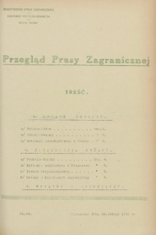 Przegląd Prasy Zagranicznej. 1928, nr 44 (23 lutego)