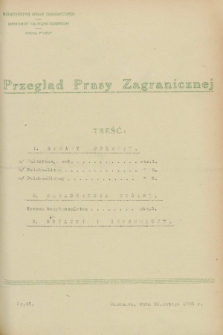 Przegląd Prasy Zagranicznej. 1928, nr 45 (24 lutego)