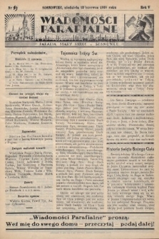 Wiadomości Parafjalne : dodatek do tygodników „Niedziela” i „Przewodnika Katolickiego”. 1938, nr 19