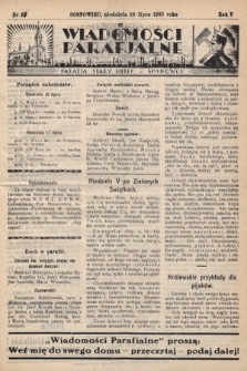 Wiadomości Parafjalne : dodatek do tygodników „Niedziela” i „Przewodnika Katolickiego”. 1938, nr 21