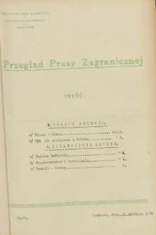 Przegląd Prasy Zagranicznej. 1928, nr 76 (2 kwietnia)