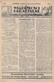 Wiadomości Parafjalne : dodatek do tygodników „Niedziela” i „Przewodnika Katolickiego”. 1938, nr 29