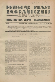 Przegląd Prasy Zagranicznej : codzienny biuletyn Wydziału Prasowego Ministerstwa Spraw Zagranicznych. R.3, nr 134 (10 października 1928) = nr 233