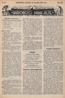Wiadomości Parafjalne : dodatek do tygodników „Niedziela” i „Przewodnika Katolickiego”. 1936, nr 3