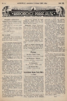 Wiadomości Parafjalne : dodatek do tygodników „Niedziela” i „Przewodnika Katolickiego”. 1936, nr 5