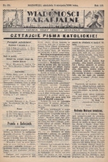 Wiadomości Parafjalne : dodatek do tygodników „Niedziela” i „Przewodnika Katolickiego”. 1936, nr 29