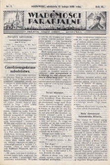 Wiadomości Parafjalne : dodatek do tygodników „Niedziela” i „Przewodnika Katolickiego”. 1935, nr 7