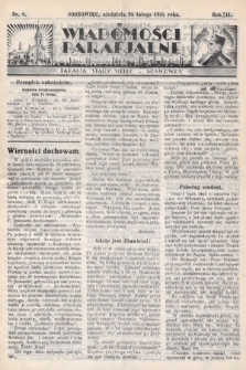 Wiadomości Parafjalne : dodatek do tygodników „Niedziela” i „Przewodnika Katolickiego”. 1935, nr 8