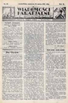 Wiadomości Parafjalne : dodatek do tygodników „Niedziela” i „Przewodnika Katolickiego”. 1935, nr 13