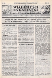 Wiadomości Parafjalne : dodatek do tygodników „Niedziela” i „Przewodnika Katolickiego”. 1935, nr 20