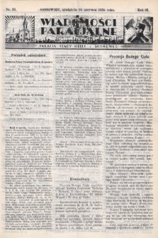 Wiadomości Parafjalne : dodatek do tygodników „Niedziela” i „Przewodnika Katolickiego”. 1935, nr 24