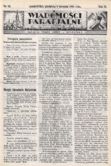Wiadomości Parafjalne : dodatek do tygodników „Niedziela” i „Przewodnika Katolickiego”. 1935, nr 31