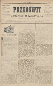 Przedświt = L'Aurore : czasopismo socyjalistyczne : wydawnictwo „Walki Klas”. R. 6, 1887, nr 14