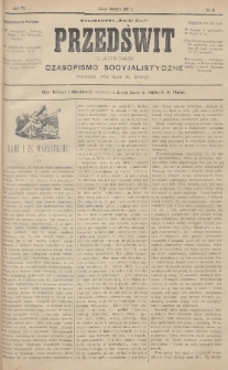 Przedświt = L'Aurore : czasopismo socyjalistyczne : wydawnictwo „Walki Klas”. R. 6, 1887, nr 15