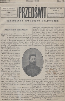 Przedświt : czasopismo społeczno-polityczne. 1893, nr 3