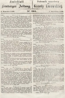 Amtsblatt zur Lemberger Zeitung = Dziennik Urzędowy do Gazety Lwowskiej. 1860, nr 204