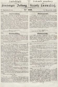Amtsblatt zur Lemberger Zeitung = Dziennik Urzędowy do Gazety Lwowskiej. 1860, nr 206