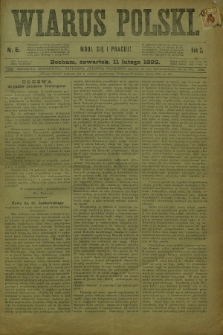 Wiarus Polski. R.2, nr 16 (11 lutego 1892)