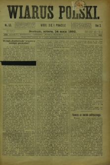 Wiarus Polski. R.2, nr 53 (14 maja 1892)