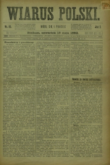 Wiarus Polski. R.2, nr 55 (19 maja 1892)