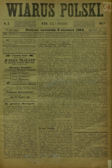 Wiarus Polski. R.3, nr 2 (5 stycznia 1893)