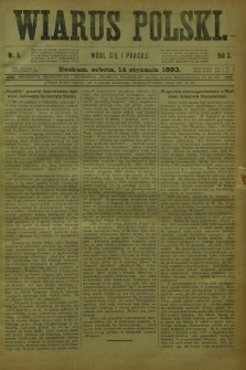 Wiarus Polski. R.3, nr 5 (14 stycznia 1893)