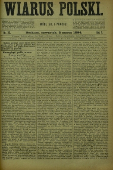 Wiarus Polski. R.4, nr 27 (8 marca 1894)