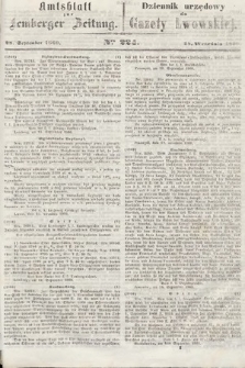 Amtsblatt zur Lemberger Zeitung = Dziennik Urzędowy do Gazety Lwowskiej. 1860, nr 224