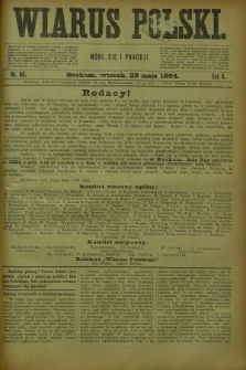 Wiarus Polski. R.4, nr 60 (29 maja 1894)