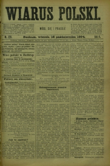 Wiarus Polski. R.4, nr 120 (16 października 1894)