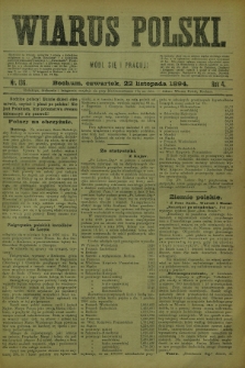 Wiarus Polski. R.4, nr 136 (22 listopada 1894)