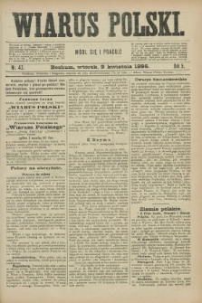 Wiarus Polski. R.5, nr 43 (9 kwietnia 1895)