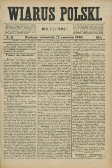 Wiarus Polski. R.5, nr 69 (13 czerwca 1895)