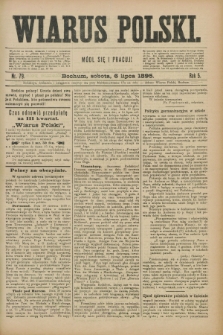 Wiarus Polski. R.5, nr 79 (6 lipca 1895)