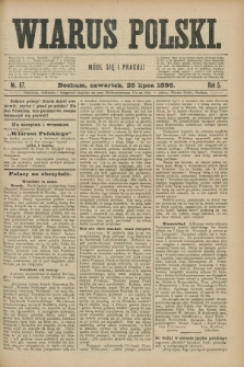 Wiarus Polski. R.5, nr 87 (25 lipca 1895)