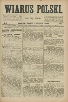 Wiarus Polski. R.5, nr 91 (3 sierpnia 1895)