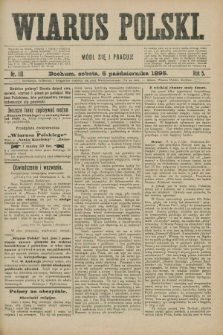Wiarus Polski. R.5, nr 118 (5 października 1895)
